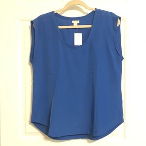Blue J.Crew Blouse